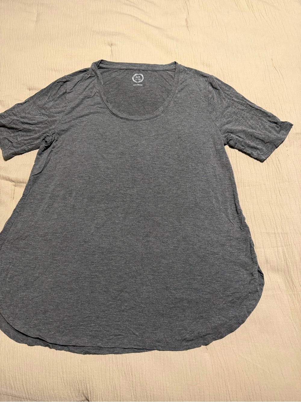Maurice’s 24/7 Relaxed Scoop Neck Tee - Gray